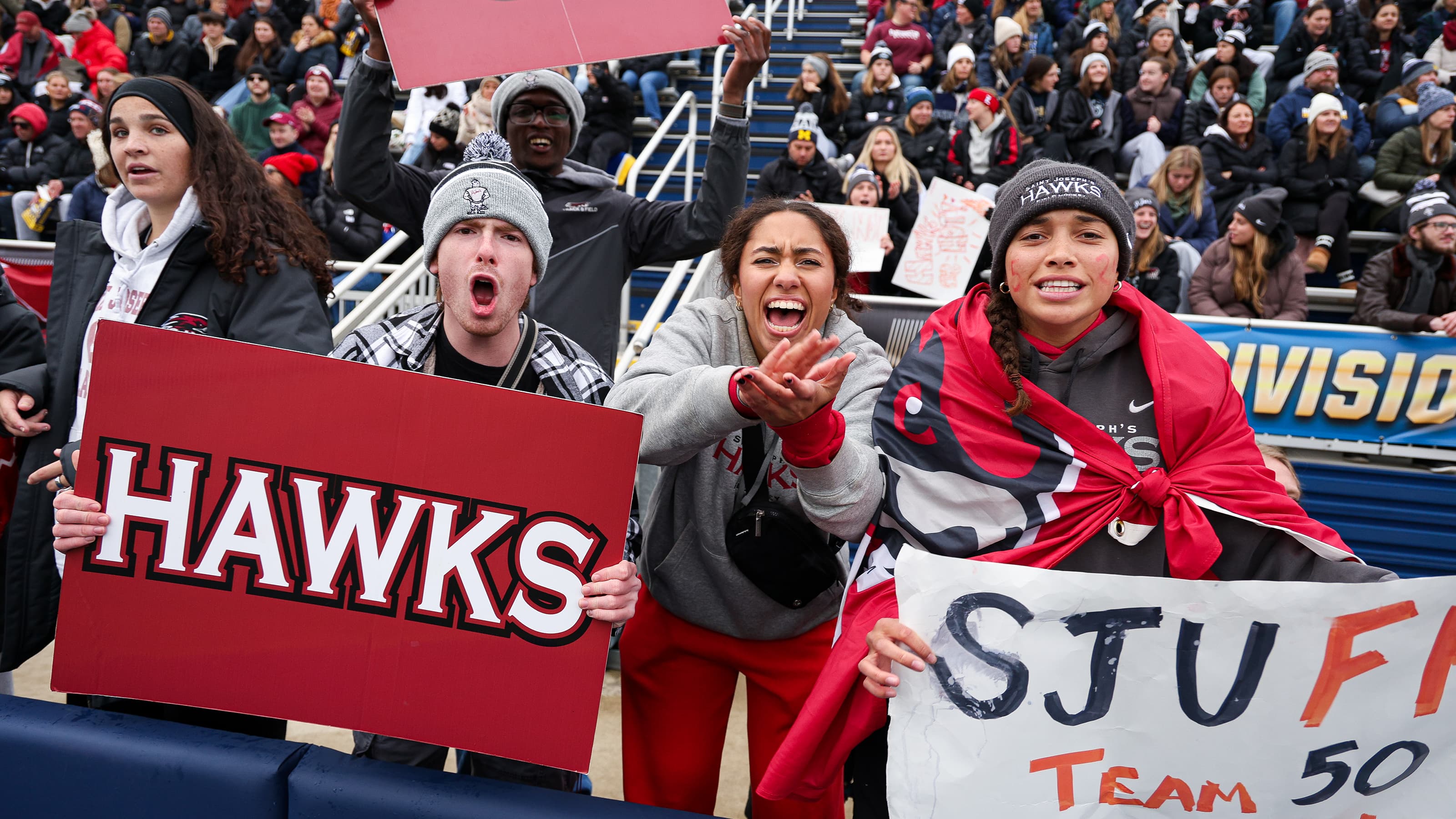 Fans at the NCAA national championship