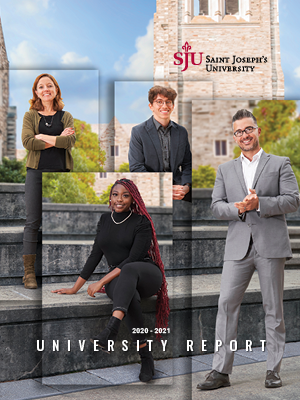 Saint Joseph's 2020-2021 University Report cover