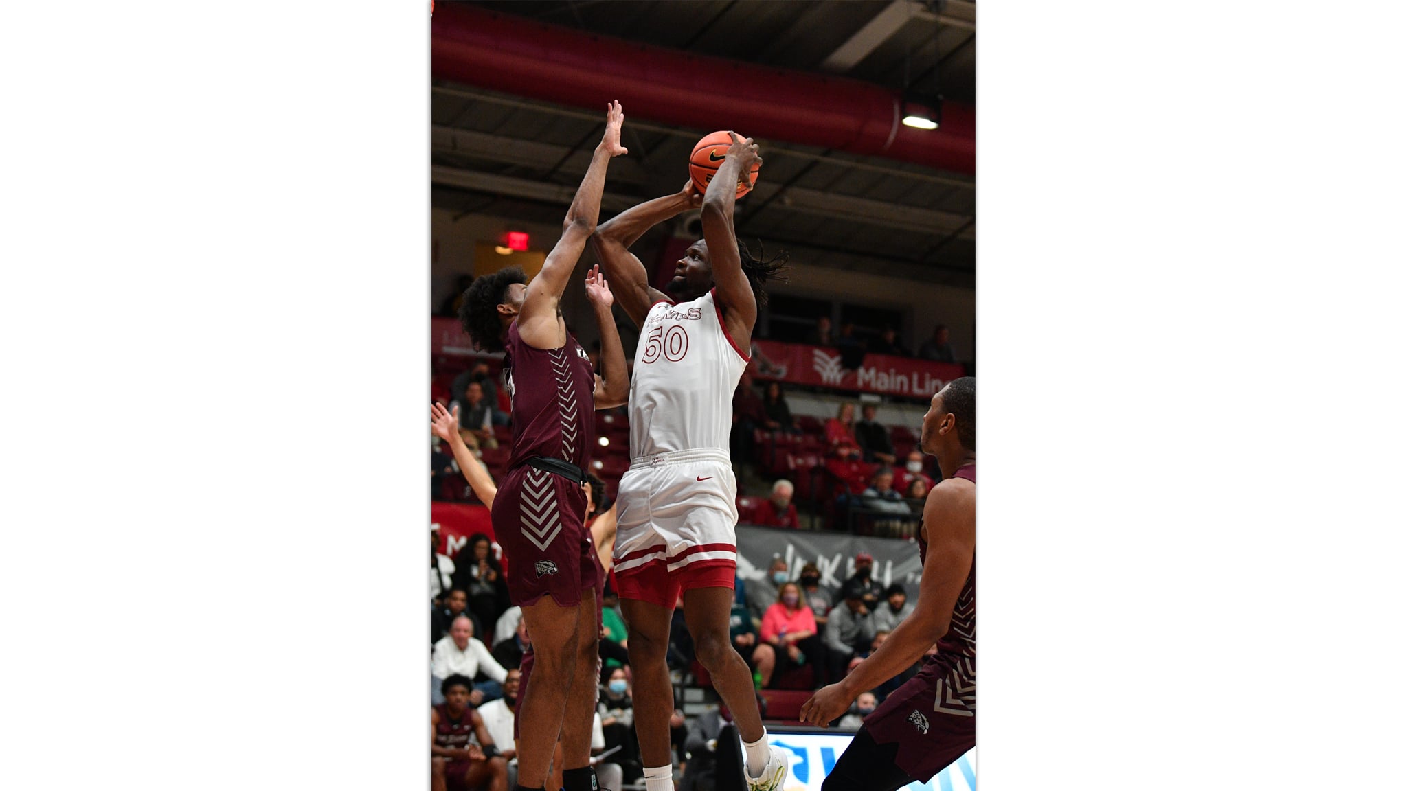 Men’s regular season home opener basketball game against University of Maryland Eastern Shore, 2021.