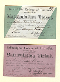 Matriculation Tickets