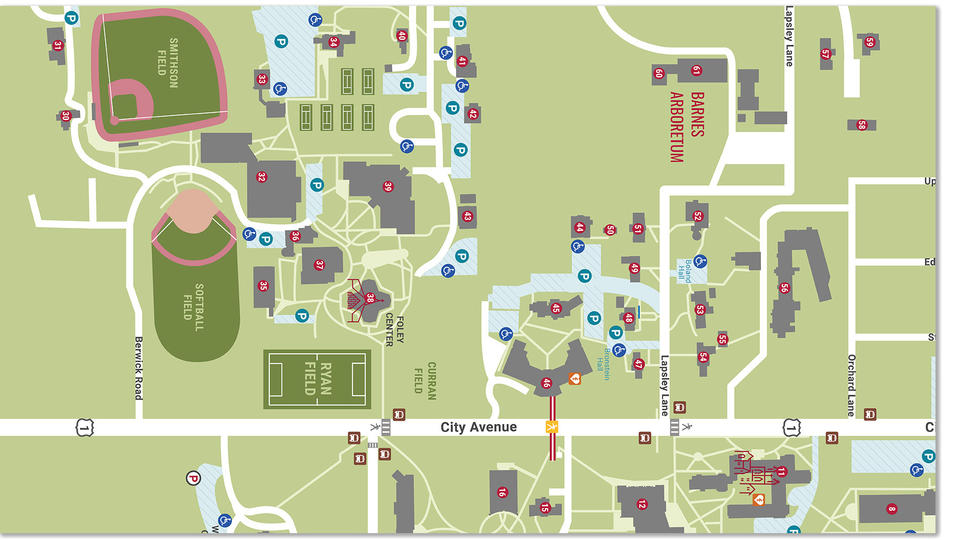 Saint Joseph's University Campus Map Saint Joseph's University