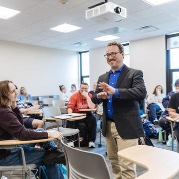 Saint Joseph's University faculty member teaching students