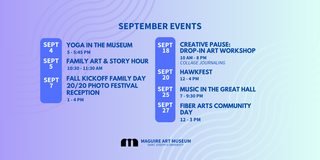 September Monthly events