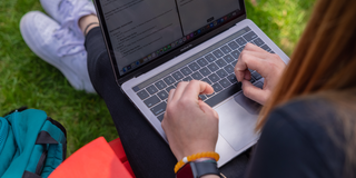 Girl on laptop