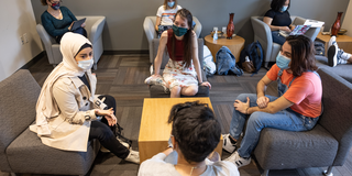 Students in group setting in Campion