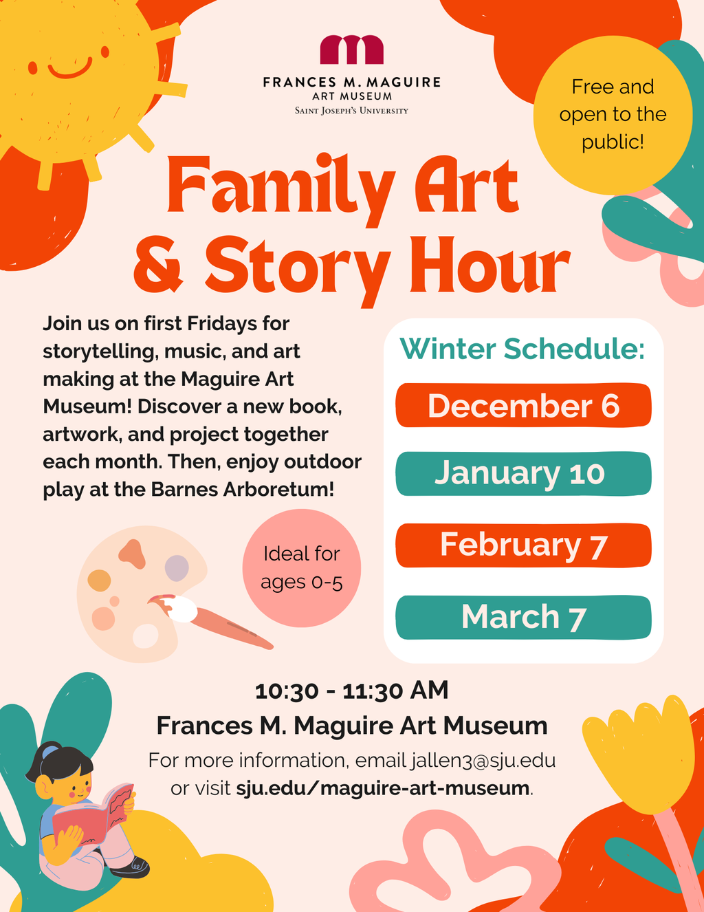 Family storytime schedule