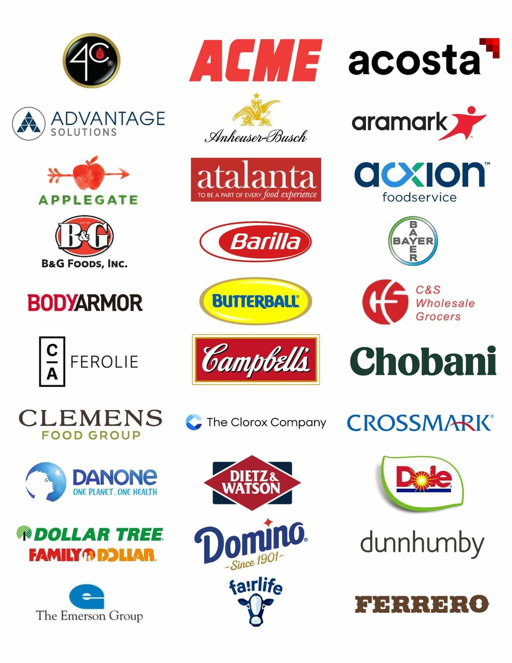 List of Sponsors